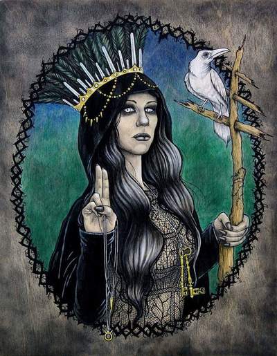 The Hierophant - 8x10" fine art print