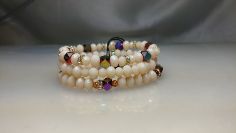 Glass Crystal Bracelet Set