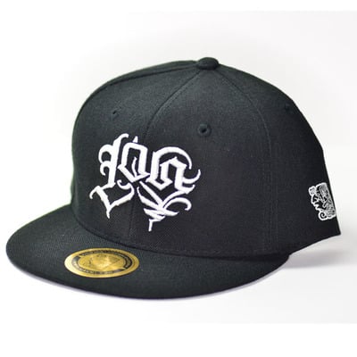 Los handstyle black snapback