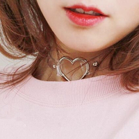Transparent Heart Choker - Thumbnail 1