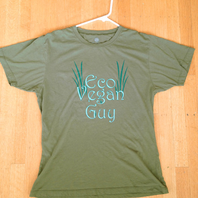 Old school eco-vegan guy - men's shirts - Thumbnail 1