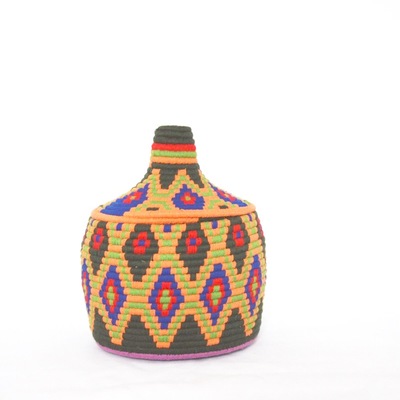  sold sold sold berber basket handwoven vintage moroccan wool lidded basket