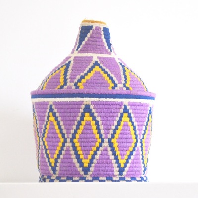  sold sold sold berber basket handwoven vintage moroccan wool lidded basket