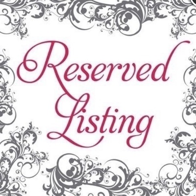 Reserved listing aisha