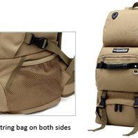 Durable Top Quality 40L Rucksack/Backpack Durable Travel Camping Hiking Hunting - Black - Thumbnail 4