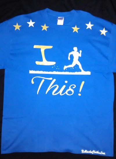 I Run This! (RoyalBlue,Yellow,&White) Mens T-shirt.