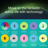 Sports U3 Bluetooth Wireless Watch Music Speaker TF Card FM Audio Radio Speaker - Thumbnail 2