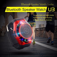Sports U3 Bluetooth Wireless Watch Music Speaker TF Card FM Audio Radio Speaker - Thumbnail 3