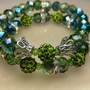 Glass Crystal Bracelet Set - Thumbnail 2