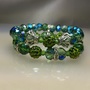 Glass Crystal Bracelet Set - Thumbnail 4