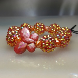 Acrylic Disco ball bracelet 