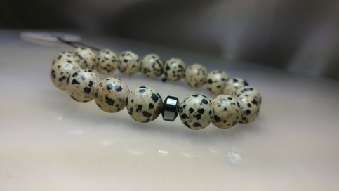Dalmatian Jasper bracelet