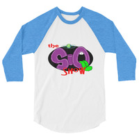  Official The SiQ Show Logo Unisex Raglan - Thumbnail 1