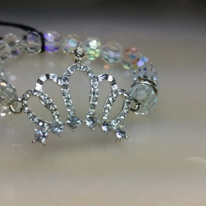 Rhinestone crown bracelet  