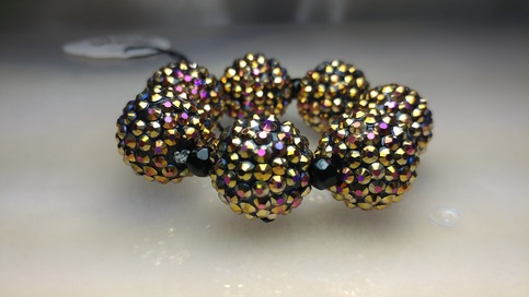 Acrylic Disco ball bracelet 