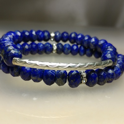 Lapis bracelets 