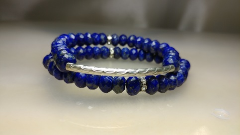 Lapis bracelets 