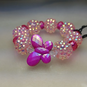 Acrylic Disco ball bracelet 