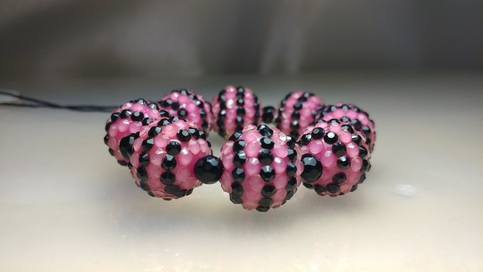 Acrylic Disco ball bracelet 