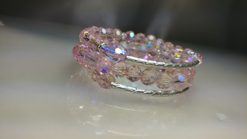 Glass Crystal Bracelet Set