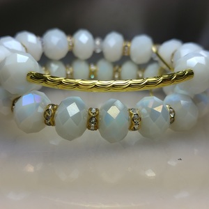 Glass Crystal Bracelet Set