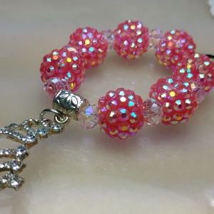 Acrylic Disco ball bracelet 