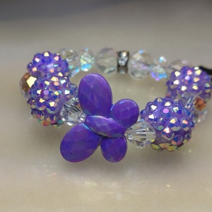 Acrylic Disco ball bracelet 
