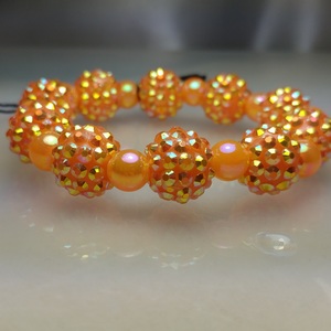 Acrylic Disco ball bracelet 