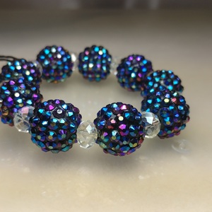 Acrylic Disco ball bracelet 