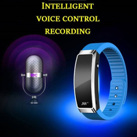 Recording Wristband Voice Control Music Player Smart Watch Bracelet - Thumbnail 1