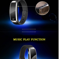 Recording Wristband Voice Control Music Player Smart Watch Bracelet - Thumbnail 2