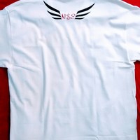 Life is A Gamble! (White,CranBerry&Black) T-shirt. - Thumbnail 1