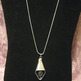 Diamond Wire Wrapped Necklace - Thumbnail 2
