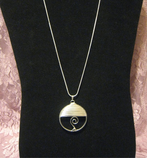 Round Wire Wrapped Necklace