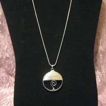 Round Wire Wrapped Necklace