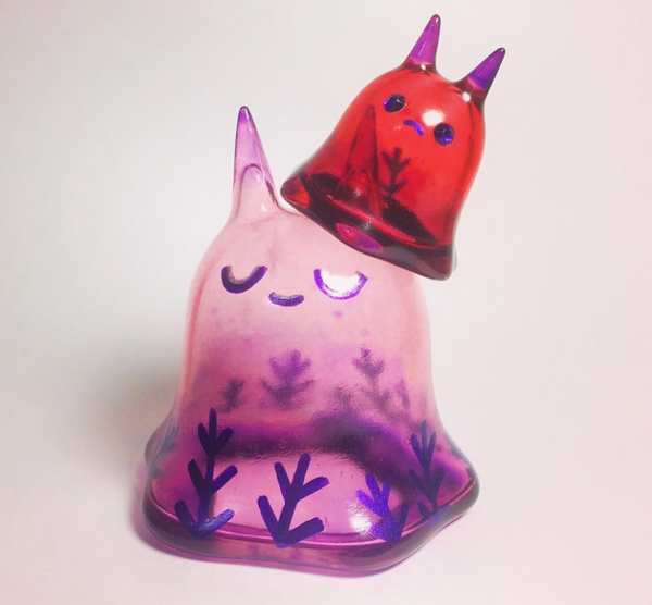 MOO Purple and Red - LtdEd of 5 - by KKAMoxo