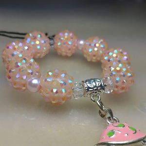Acrylic Disco ball bracelet 
