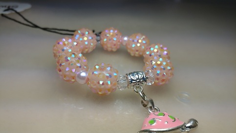 Acrylic Disco ball bracelet 