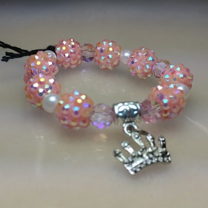 Acrylic Disco ball bracelet 