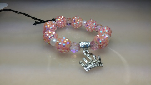 Acrylic Disco ball bracelet 