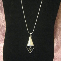 Diamond Wire Wrapped Necklace
