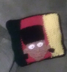 Crochet Queen Pillow 