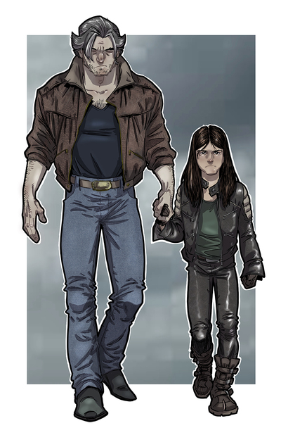 Logan and X-23 