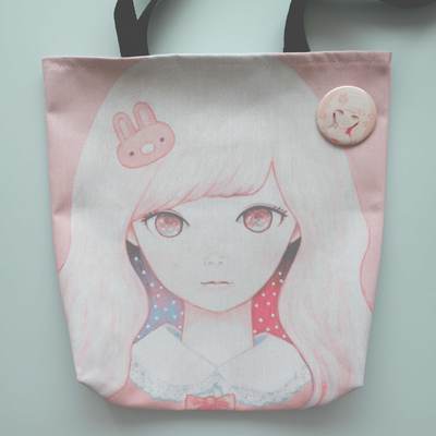 Usagi february tote bag
