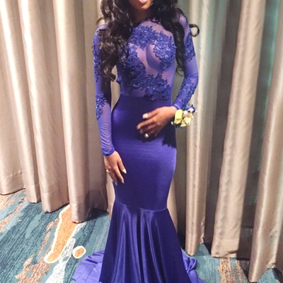 Scoop prom dress,floor-length elastic woven satin prom dress/evening dress mk0500