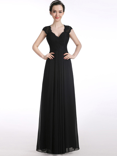 Black Prom Dress,A-line Sweetheart Floor-length Chiffon Cheap Custom Evening Dress MK0509