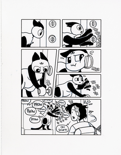Frankie Comics Original Art - "Outside" Page 03