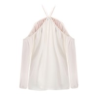 Halter Off Shoulder Blouse - Thumbnail 3