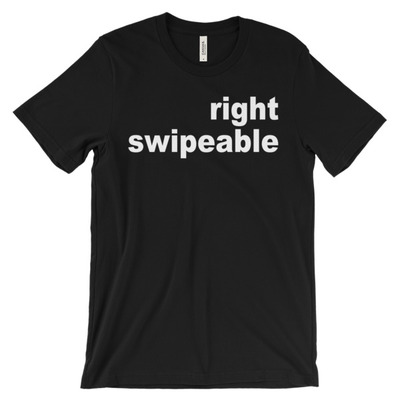 Swipe right unisex short sleeve t-shirt - Thumbnail 4