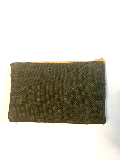 Dinner Clutch - army burlap